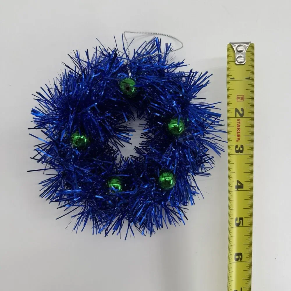 VTG 5” Dallas Cowboys Christmas Handmade Wreath Ornament